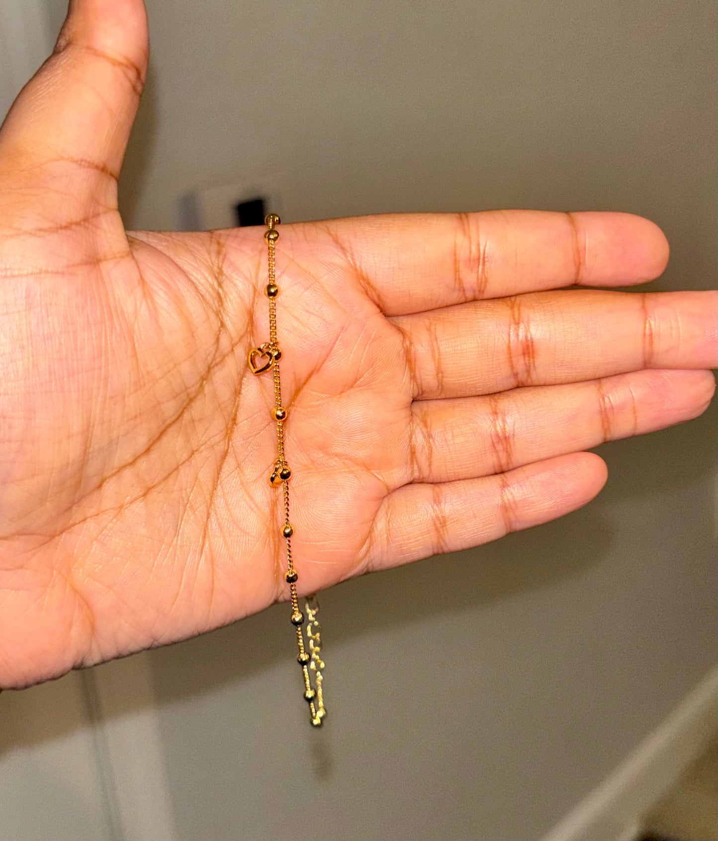 Double love anklet