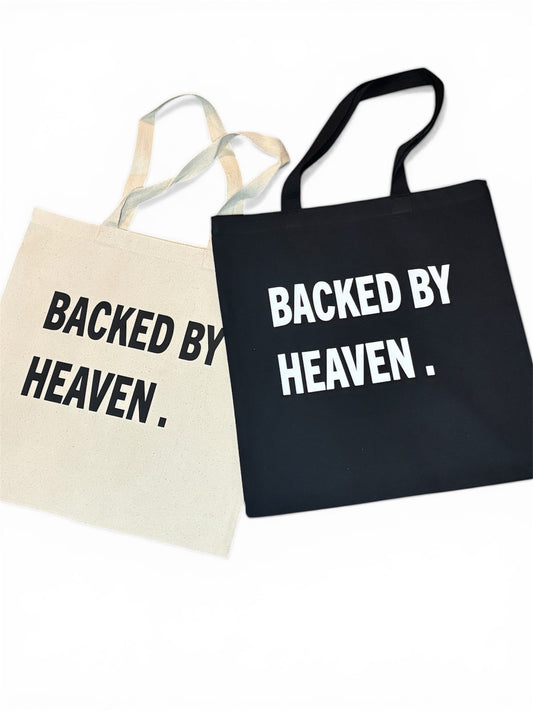 Backed by Heaven Tote